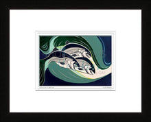 Load image into Gallery viewer, Wall Art -  Coho in a Rip Tide by Indigenous Artist Rick Beaver
