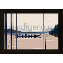 Load image into Gallery viewer, Mark Preston Curtis Canoe Wall Art | Native Art Canada
