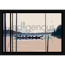 Load image into Gallery viewer, Mark Preston Curtis Canoe Wall Art | Native Art Canada
