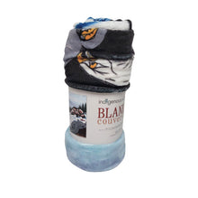 Load image into Gallery viewer, &quot;Cycle of Life&quot; fleece blanket, artwork by Richard Shorty
