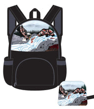 Load image into Gallery viewer, Foldable back pack featuring the artwork of Richard Shorty
