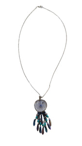 multicoloured dreamcatcher necklace North of fifty 50
