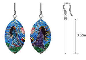 Breath of Life Earrings by Leah Dorion