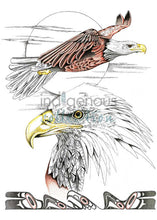 Charger l'image dans la galerie, Charlie Silverfox Flying with the Wind Wall Art | Native Art Canada
