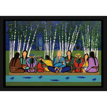 Load image into Gallery viewer, "Giving Thanks for Who We Are" Wall Art by Cree/Ojibway artist Simone McLeod
