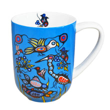 Load image into Gallery viewer, Grand River Harmony 16 oz mug by Native artist, Cody Houle

