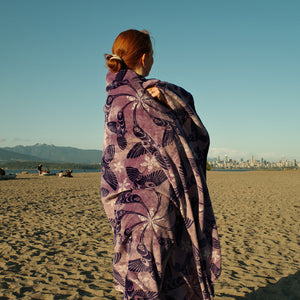Fleece Blanket - Hummingbird by Francis Horne St