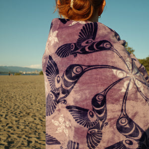 Fleece Blanket - Hummingbird by Francis Horne St