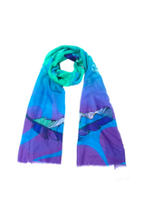 Load image into Gallery viewer, Healing Feather, Michelle Stoney, scarf, North of Fifty
