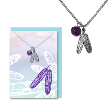 Charger l'image dans la galerie, Eagle Feathers healing Necklace
