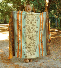 Charger l'image dans la galerie, Woven Blanket, Horse design by Native Artist, Storm Angeconeb
