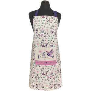 Cotton Apron, Hummingbird by Nicole La Rock