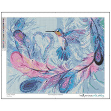 Load image into Gallery viewer, Hummingbird Feathers Diamond Art by Metis Artist, Carla Joseph
