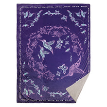 Charger l&#39;image dans la galerie, Premium Fleece Blanket - Hummingbird by Simone Diamond
