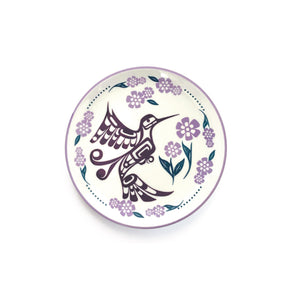 "Hummingbird" Small Plate,  design by Kwakwaka’wakw artist Francis Dick