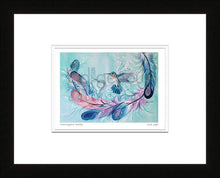 Load image into Gallery viewer, Hummingbird Feathers Wall Art
