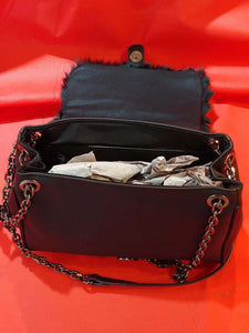Faux Fur Jeane & Jax Messenger Bag - North of Fifty Indigenous Boutique