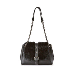 Faux Fur Jeane & Jax Messenger Bag - North of Fifty Indigenous Boutique