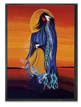 Load image into Gallery viewer, Mother and Daughter Wall Art by Cree artist Betty Albert
