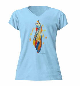 Not Forgotton Vneck Women's Tshirt, shipping late June - July