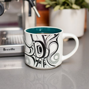 "Octopus (Nuu)" 16oz Mug, design by Haida Artist Ernest Swanson