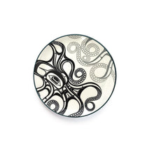 Load image into Gallery viewer, &quot;Octopus (Nuu)&quot; Small Plate, design by Haida Artist Ernest Swanson
