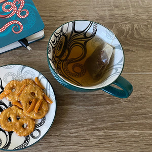 "Octopus (Nuu)" Small Plate, design by Haida Artist Ernest Swanson