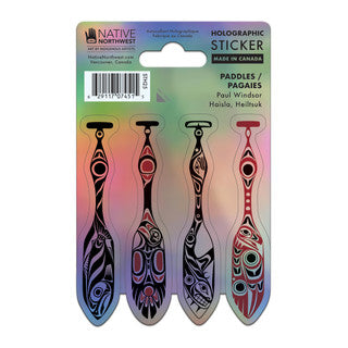 Paddles, Holographic sticker (3.25