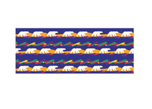 Load image into Gallery viewer, &quot;Polar Bear&quot; scarf by Indigenous Artist Dawn Oman
