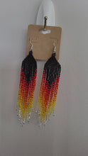 Load and play video in Gallery viewer, Beaded Ombre Fringe Earrings

