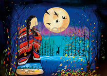 Charger l&#39;image dans la galerie, 12 Moons Art Cards - a card for every month! - by Indigenous Artist Jessica Somers
