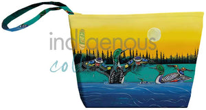 "Protector" Small Zippered Tote artwork by Native Artist, Jessica Somers - North of Fifty Indigenous Boutique