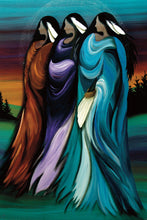 Load image into Gallery viewer, Three Sisters indigenous wall art by Betty Albert Canada
