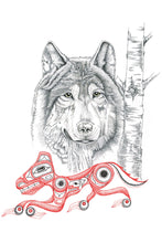 Load image into Gallery viewer, Wall Art - Wolf by Charles Silverfox
