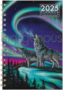 "Wolf Song" 2025 Weekly Planner artwork by Amy Keller Rempp