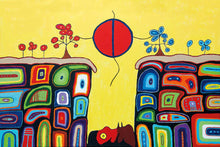 Load image into Gallery viewer, Which Way indigenous wall art by Micqaela Jones Canada
