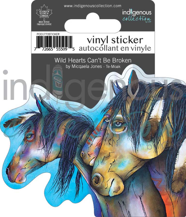 Wild Hearts Can't be Broken Large Vinyl sticker (4.5