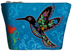 "Eternity" Zippered Coin Purse artwork by Tracey Metallic