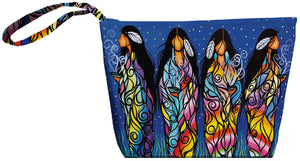 "Bringing Good Medicine" Small Zippered Tote artwork by Jackie Traverse