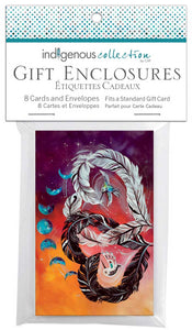 Gift Enclosure, paquet de 8 mini cartes et enveloppes - Carla Joseph Art