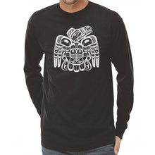 Load image into Gallery viewer, Raven long sleeve cotton T-shirt by Corey Bulpitt, Unisex, shipping late June - July
