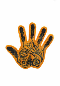 "Gitxsan Hand" Iron on Patch