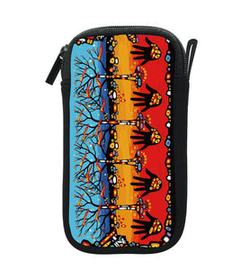 Zippered Accessories Case "Remember" Artwork by John Rombough