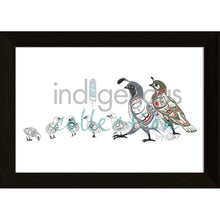Load image into Gallery viewer, Richard Shorty Quail Family Wall Art | Native Art Canada
