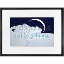 Load image into Gallery viewer, Wall Art - Winter Moon with Hares by Indigenous Artist Rick Beaver
