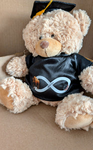 Graduation Bear with Beaded Pin