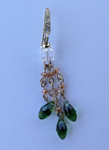 Elegant Green Earrings