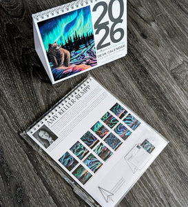2026 Desk Calendar artwork by Amy Keller Rempp