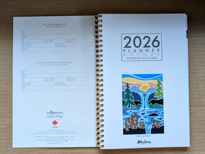 2026 Weekly Planner artwork by Shelley Davies - North of Fifty Indigenous Boutique