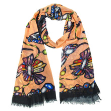 Load image into Gallery viewer, &quot;Hummingbird&quot; Eco Scarf by John Rombough
